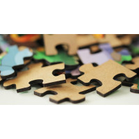 ART PUZZLE Dřevěné puzzle Kapitán slon 16 dílků