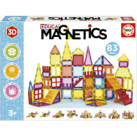 EDUCA Magnetická stavebnice Magnetics 83 díků