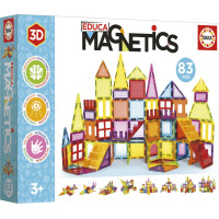 EDUCA Magnetická stavebnice Magnetics 83 díků
