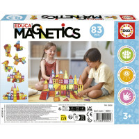 EDUCA Magnetická stavebnice Magnetics 83 díků