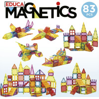 EDUCA Magnetická stavebnice Magnetics 83 díků