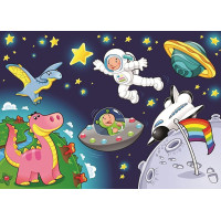 ART PUZZLE Puzzle Astronaut a Mládě Pegase 24+35 dílků