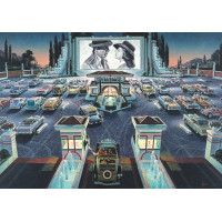ART PUZZLE Puzzle Autokino 1000 dílků