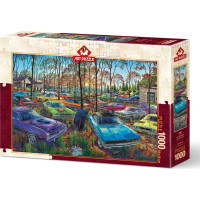 ART PUZZLE Puzzle Autovrakoviště 1000 dílků