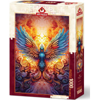 ART PUZZLE Puzzle Barevný Fénix 1000 dílků