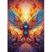 ART PUZZLE Puzzle Barevný Fénix 1000 dílků