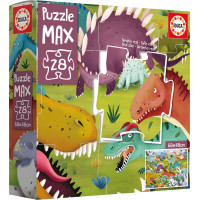 EDUCA Puzzle Dinosauři 28 dílků