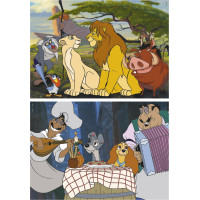 EDUCA Puzzle Disney Zvířata 2x48 dílků