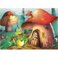 ART PUZZLE Puzzle Domeček Hříbek 24+35 dílků