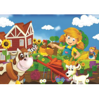 ART PUZZLE Puzzle Farmářka 35+60 dílků