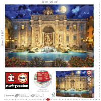 EDUCA Puzzle Fontána Di Trevi, Řím 1000 dílků