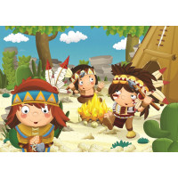 ART PUZZLE Puzzle Indiáni 50 dílků