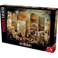 ANATOLIAN Puzzle Interiér imaginární obrazové galerie 1000 dílků
