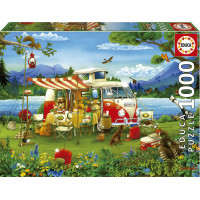 EDUCA Puzzle Kempování 1000 dílků