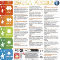 EDUCA Puzzle Kouzelná Beruška a Černý kocour 2x100 dílků