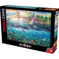 ANATOLIAN Puzzle Most u San Franciska 2000 dílků