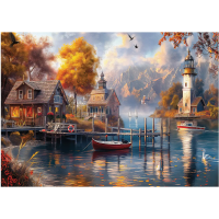 ANATOLIAN Puzzle Podzim u jezera 1500 dílků