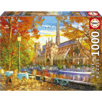EDUCA Puzzle Podzimní Notre Dame 1000 dílků