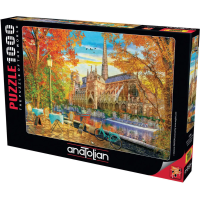 ANATOLIAN Puzzle Podzimní Notre Dame 1000 dílků