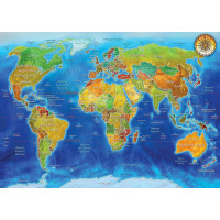 ART PUZZLE Puzzle Politická mapa světa 2000 dílků