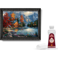 ART PUZZLE Puzzle s rámem a lepidlem 3v1 Stín nad řekou 1000 dílků