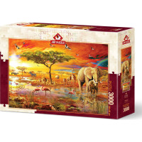 ART PUZZLE Puzzle Safari v Africe 3000 dílků