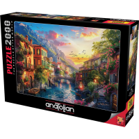 ANATOLIAN Puzzle Středomořské městečko 2000 dílků