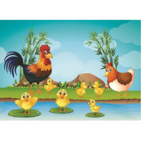 ART PUZZLE Puzzle Zvířátka s mláďátky 35+60 dílků