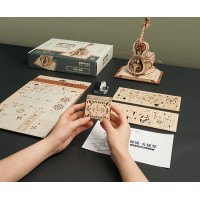 ROBOTIME Rokr 3D dřevěné puzzle Kouzelné violoncello (hrací skříňka) 199 dílků