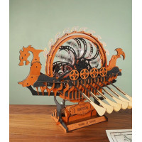ROBOTIME Rokr 3D dřevěné puzzle Vikingská dračí loď 229 dílků