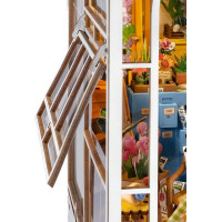 ROBOTIME Rolife DIY 3D Zarážka na knihy: Zahradní domek s LED osvětlením 176 dílků