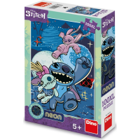 DINO Svítící puzzle Stitch XL 100 dílků
