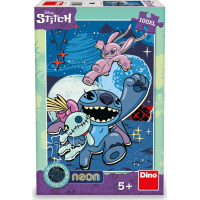 DINO Svítící puzzle Stitch XL 100 dílků