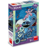 DINO Svítící puzzle Stitch XL 100 dílků