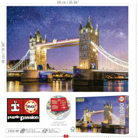 EDUCA Svítící puzzle Tower Bridge, Londýn 1000 dílků