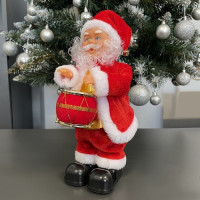 Vánoční dekorační figurka 30 cm Santa Claus - hrající