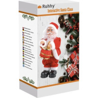 Vánoční dekorační figurka 30 cm Santa Claus - hrající