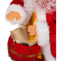 Vánoční dekorační figurka 30 cm Santa Claus - hrající