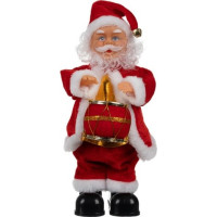 Vánoční dekorační figurka 30 cm Santa Claus - hrající