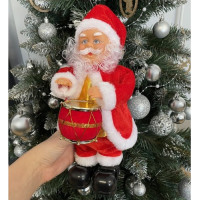 Vánoční dekorační figurka 30 cm Santa Claus - hrající