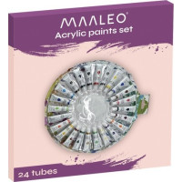 Akrylové barvy 12ml - sada 24 ks