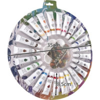 Akrylové barvy 12ml - sada 24 ks