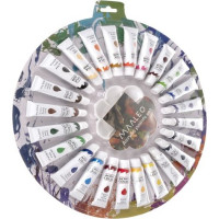 Akrylové barvy 12ml - sada 24 ks