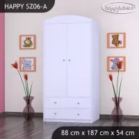 Dětská skříň HAPPY bez motivu - TYP 6A