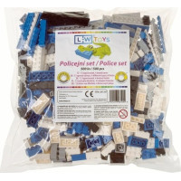 L-W Toys Policejní set 500 ks těžký