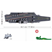 Sluban Model Bricks M38-B1210 Letadlová loď Shandong
