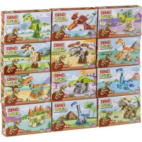 L-W Toys Set kostek Dinosaurus 12 v 1