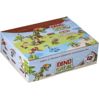 L-W Toys Set kostek Dinosaurus 12 v 1