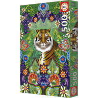 EDUCA Puzzle Bengálský tygr 500 dílků