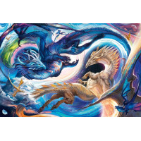RAVENSBURGER Puzzle Draci: Den a noc 5000 dílků